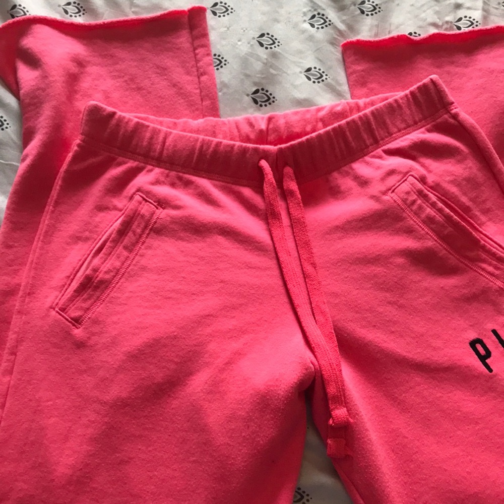 Pink sweatpants